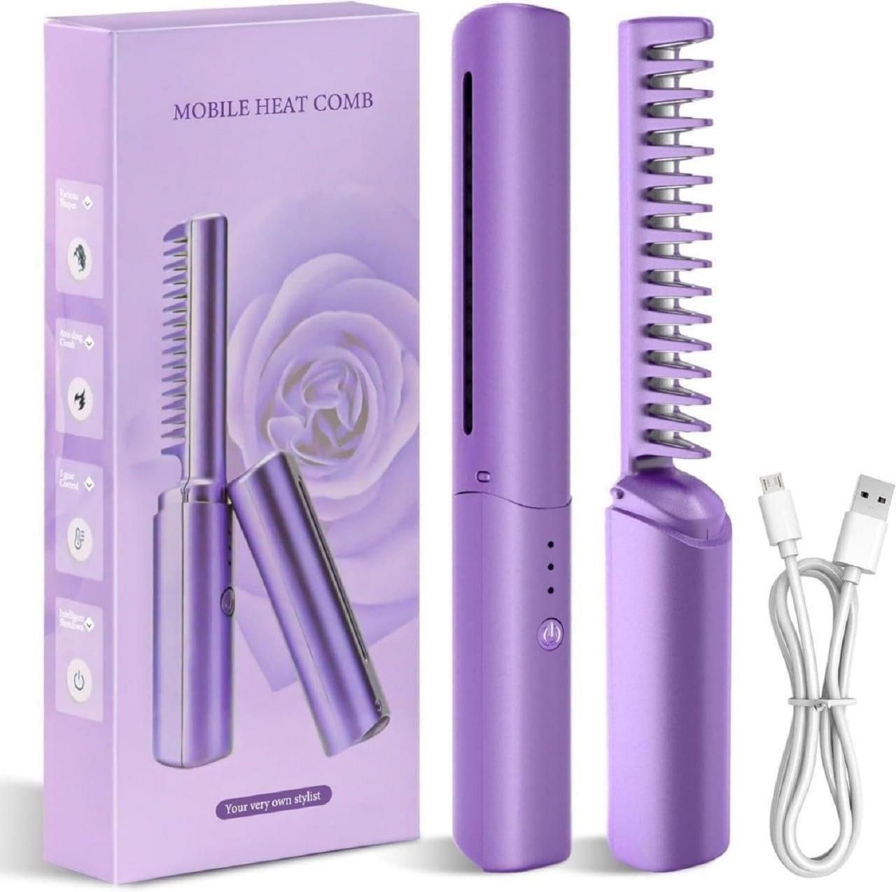 Compact Rechargeable Mini Hair Straightener – Pocket-Sized Power